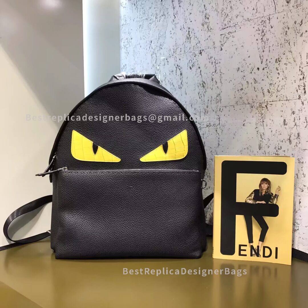 Fendi Black Leather Handbag 012ABL